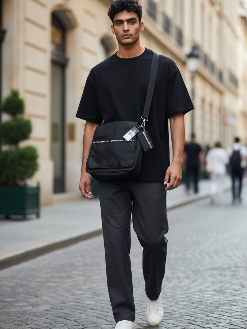 Polo Jeans Co By Ralph Lauren Nylon Crossbody Messenger.